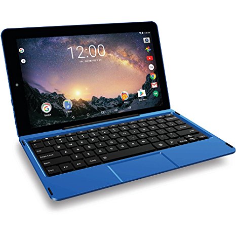 2018 Newest Premium High Performance RCA Galileo Pro 11.5" 32GB Touchscreen Tablet with Keyboard Case Quad-Core 1.3Ghz Processor 1GB Memory 32GB HDD Webcam Wifi Bluetooth Android 6.0 (blue)