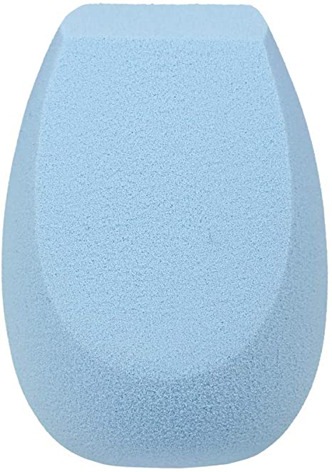 PONY EFFECT Pebble Blender | #Powder Blue | Unique Edge-Cut Shape Cosmetic Sponge Applicator | K-Beauty