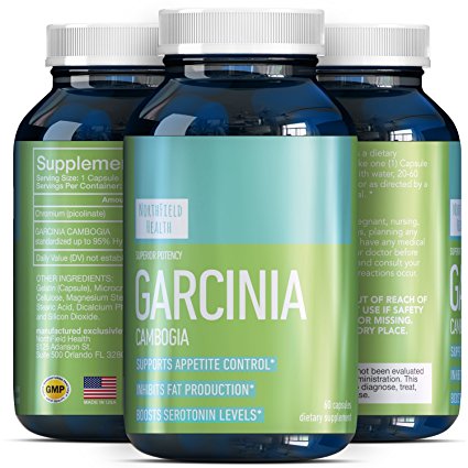 Garcinia Cambogia Extract HCA - Potent Weight Loss Supplement -Pure Appetite Suppressant For Men & Women - Natural Energy Enhancer - Boost Focus -Garcinia Cambogia 95 -Workout Boost Northfield Health