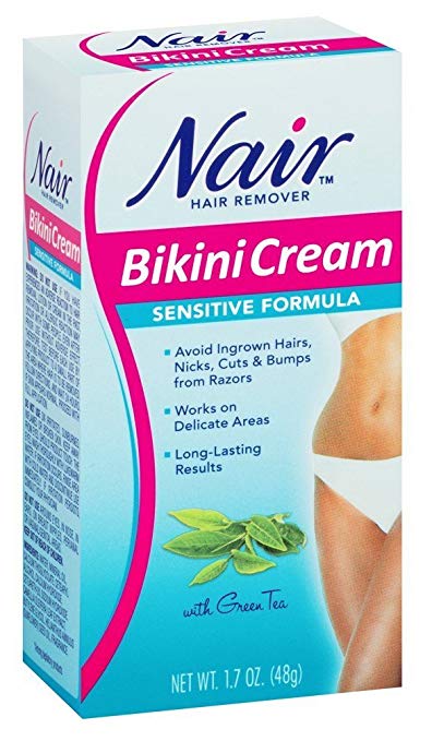 Nair Nair Sensitive Bikini Cream Hair Remover - 1.7 oz: 3 Units.