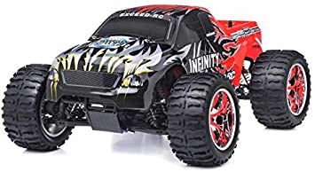 Exceed RC 1/10 2.4Ghz Infinitve Nitro Gas Powered RTR Off Road Monster 4WD Truck Sava RedSTARTER KIT Required and Sold Separately