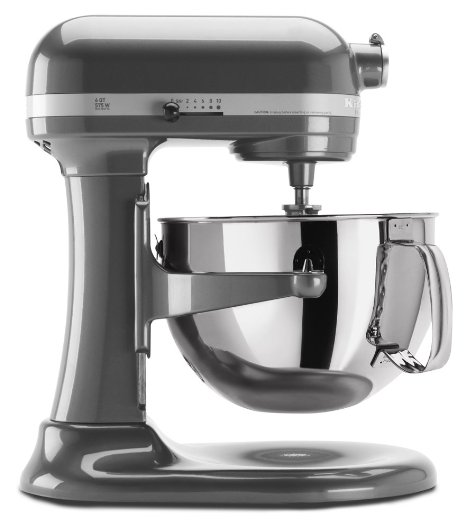 KitchenAid Professional 600 Series KP26M1XER Bowl-Lift Stand Mixer, 6 Quart, Pearl Metallic