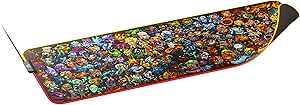 SteelSeries QcK Prism XL - Édition Dota 2 - Tapis de Souris de Jeu en Tissu - Éclairage RVB 2 Zones - Optimisé pour Les capteurs de Jeu - Taille XL (900mm x 300mm x 2mm)