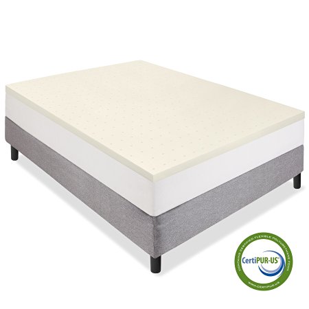 Best Choice Products 2" Ventilated Memory Foam Mattress Topper Queen
