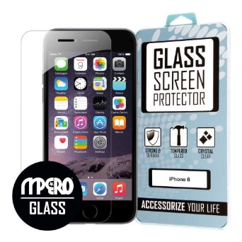 MPERO iPhone 6 / iPhone 6S Tempered Glass Screen Protector Cover [Full Screen, Edge to Edge Coverage], Clear