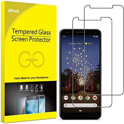 JETech Screen Protector for Google Pixel 3a, Tempered Glass Film, 2-Pack