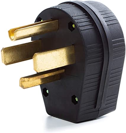 Sintron NEMA 14-30P Straight Blade Plug, DIY Rewirable Plug, For Clothes Dryers and Kitchen Ranges, 125/250 Volt 30 Amp 3 Pole 4 Wire, IP20 Suitability, Heavy Duty Spec Industrial Grade.