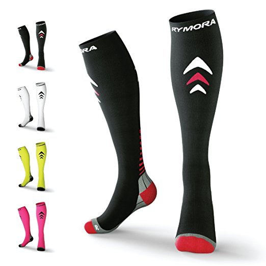 Compression Socks (Cushioned, Graduated Compression, Ergonomic fit for Men and Women) (Ideal for Sports, Work, Flight, Pregnancy)