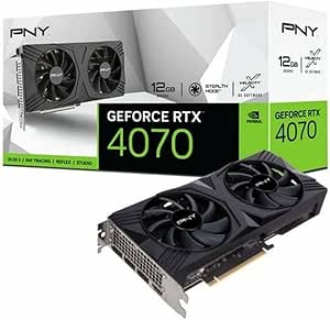 PNY Carte Graphique Nvidia GeForce RTX 4070 Verto 12Go