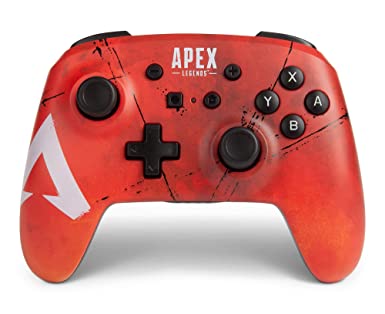 PowerA Enhanced Wireless Controller for Nintendo Switch - Apex Legends, Nintendo Switch Lite, Gamepad, Game Controller, Bluetooth Controller, AA - Nintendo Switch