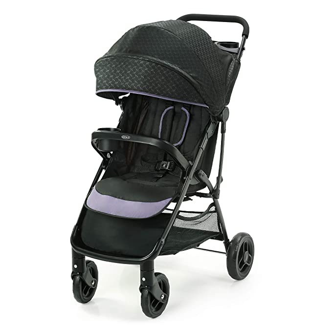 Graco NimbleLite Stroller | Lightweight Stroller, Under 15 Pounds, Car Seat Compatible, Compact Fold, Hailey