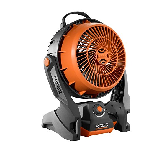 Ridgid R860720B GEN5X 18-Volt Hybrid Cordless & Corded Fan (Battery and Charger Not Included)