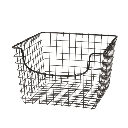 Spectrum Diversified 98976 Scoop Basket, Medium, Industrial Gray