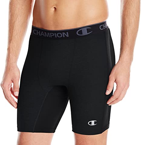 Champion Men's 6" Compression Short, C Logo