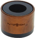 Symphonized NXT Premium Genuine One Piece Solid Hand Carved Walnut Wood Bluetooth Portable Speaker Compatible with All Bluetooth iOS Devices All Android Devices and Mp3 Players