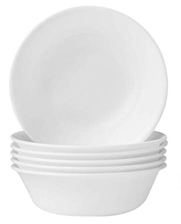 Corelle Winter Frost 6-Pack Bowl, 18-Ounce, White