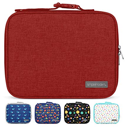 Simple Modern 3L Hadley Lunch Bag for Kids - Red Insulated Women's & Men's Lunch Box -Cherry