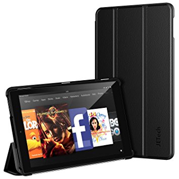 Fire HD 10 Case, JETech Standing Case Cover with Auto Sleep/Wake for Amazon Fire HD 10 (10.1" HD Display 5th Generation - 2015 Release) - Black