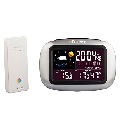 Polaroid PDC002 Wireless Weather Station Clock