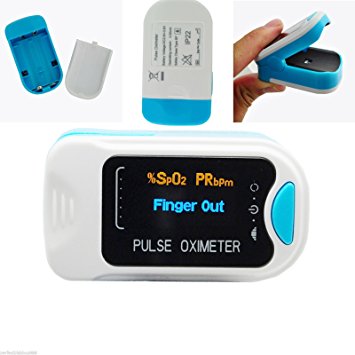 CMS50N BLUE OLED Fingertip Pulse Oximeter