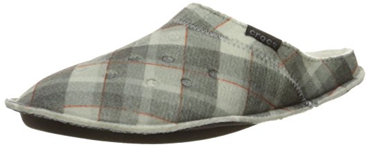 crocs Unisex Classic Plaid Slipper Mule