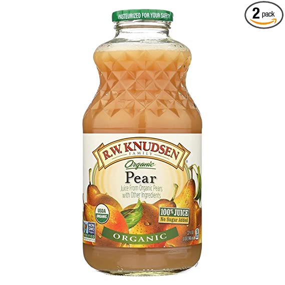 R.W. Knudsen Organic Pear Juice 32 Oz (Pack of 2)