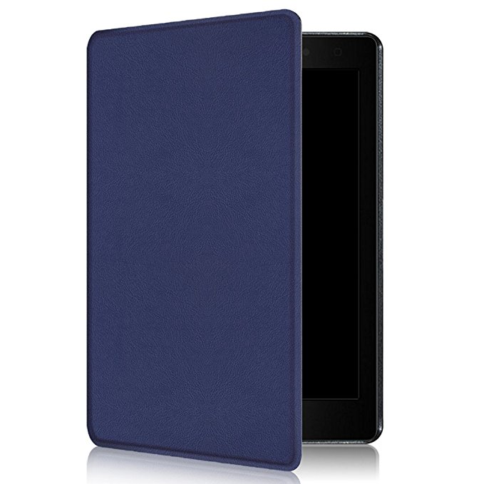 Huasiru Ultra Slim Case for Kobo Aura One 7.8" eReader Cover with Auto Sleep/Wake, NavyBlue