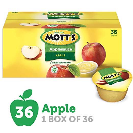 Mott's Applesauce, 4 oz cups, 36 count