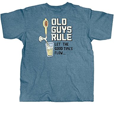 Old Guys Rule Good Times Flow Mens T-Shirt