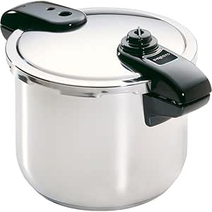 Presto 01370 8 Quart Stainless Steel with Tri-clad Base Pressure Cooker