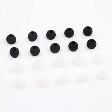 DSYJ 00136 Medium Silicone Replacement Ear Buds 5 Pairs