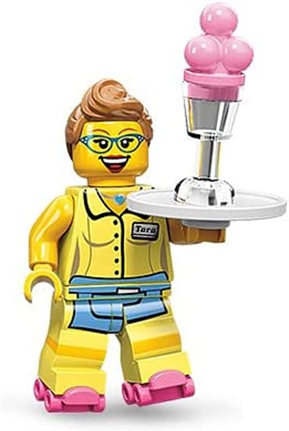 Lego Series 11- DINER WAITRESS LEGO FIGURE