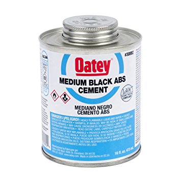 Oatey Oatey 30892 ABS Medium Black Cement, 16 Ounces