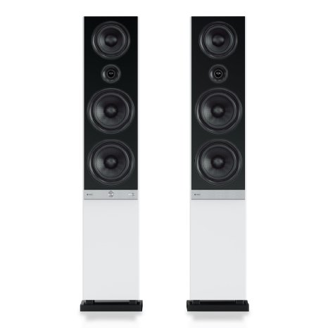 Raumfeld Stereo L Wireless Streaming Floorstanding Speaker (Pair, White)