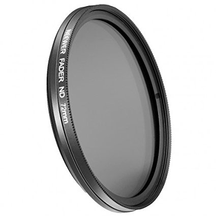 Neewer 72 mm ND Fader Neutral Density Adjustable Variable Filter