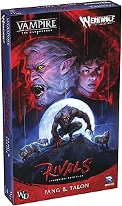 Renegade Game Studios: Vampire: The Masquerade Rivals Expandable Card Game: Werewolf: Fang & Talon - 2 Pre-Constructed 49-Card Player Decks, Ages 14