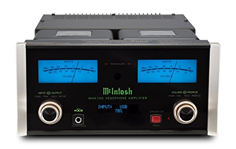 McIntosh Labs MHA100 Headphone/Audio Component Amplifier, Black
