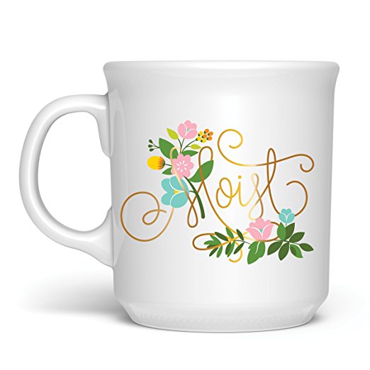 Fred & Friends 5214388 Gold Accent Moist Say Anything Mug, Assorted