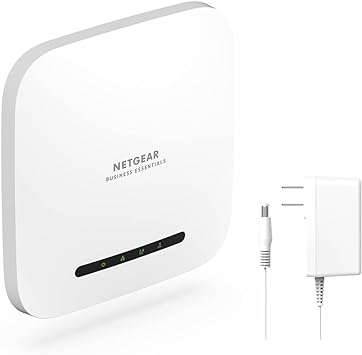 NETGEAR WiFi 6 Access Point (WAX214v2) - Dual Band PoE Access Point AX1800 Wireless Speed with Power Adapter