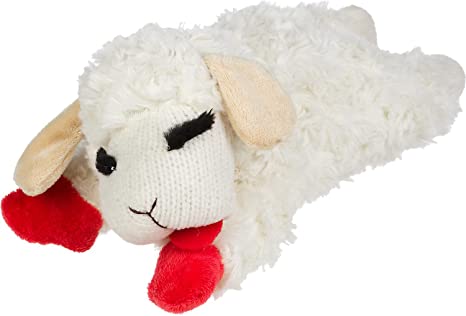 Multipet Lamb Chop Dog Toy, Plush (10" (Pack of 1))