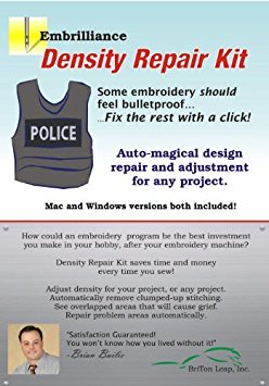 Embrilliance Density Repair Kit Auto Magical Design Repair And Adjustment Embroidery Machine Software