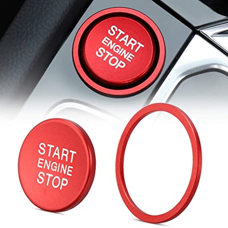 Red Engine Start Stop Push to Start Button Ring Sticker fit for Volkswagen VW Golf 7 GTI R Jetta CC Arteon Accessories