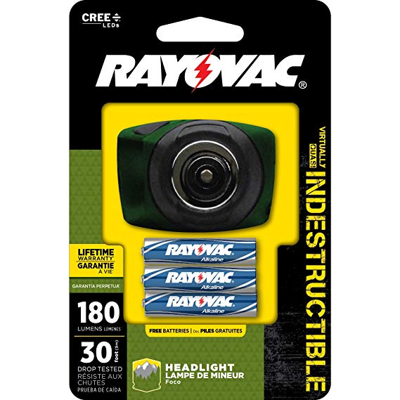 Rayovac Indestructible High Power LED Headlight