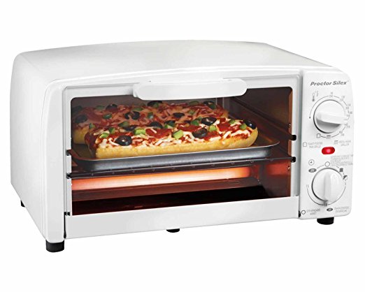 Proctor Silex 4 Slice Toaster Oven Broiler White