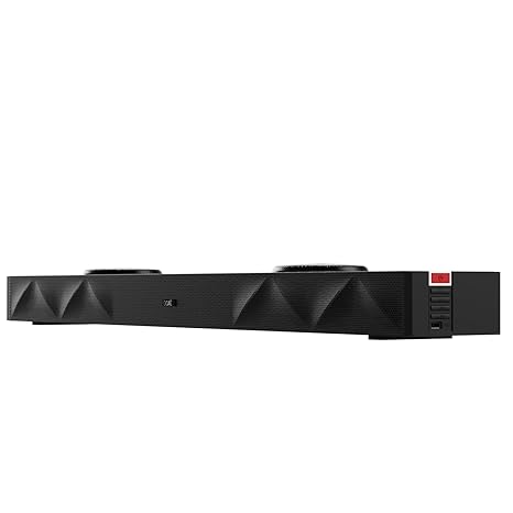 (Refurbished) boAt Aavante Bar Raga Bluetooth Soundbar with 100W RMS Signature Sound, 2.2 Channel, Multi-Compatibility Modes, Built-in Subwoofers, EQ Controls and Master Remote Control(Pitch Black)