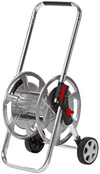 Garant 8407400 Aluminum Hose Reel Cart with Telescopic Handle - 100-Foot Hose Capacity
