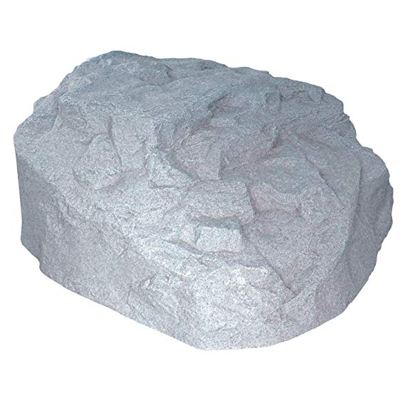 EMSCO Group Landscape Rock – Natural Granite Appearance – Low Profile Boulder – Lightweight – Easy to Install