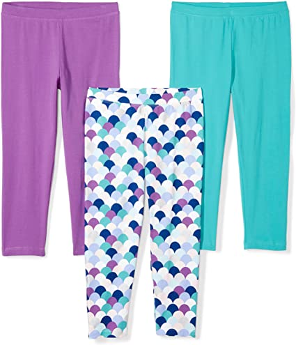 Amazon Brand - Spotted Zebra Girls' Cropped Capri Leggings