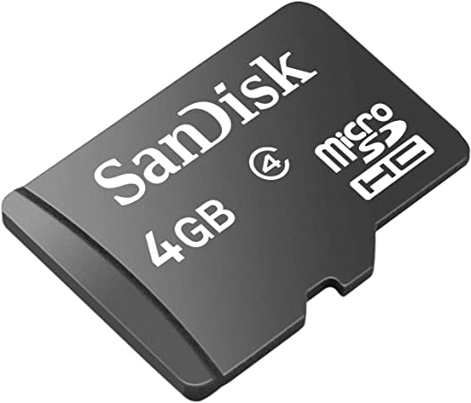 SanDisk 4 GB MicroSDHC Card Only (Label May Change) - Traditional Packaging