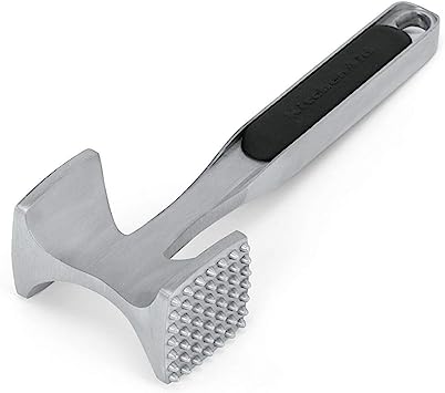 KitchenAid Stainless Steel Meat Tenderizer, Black(Aluminum Construction)